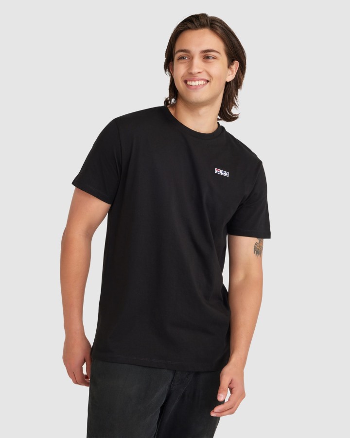 Men's Cian Tee Black Fila Outlets