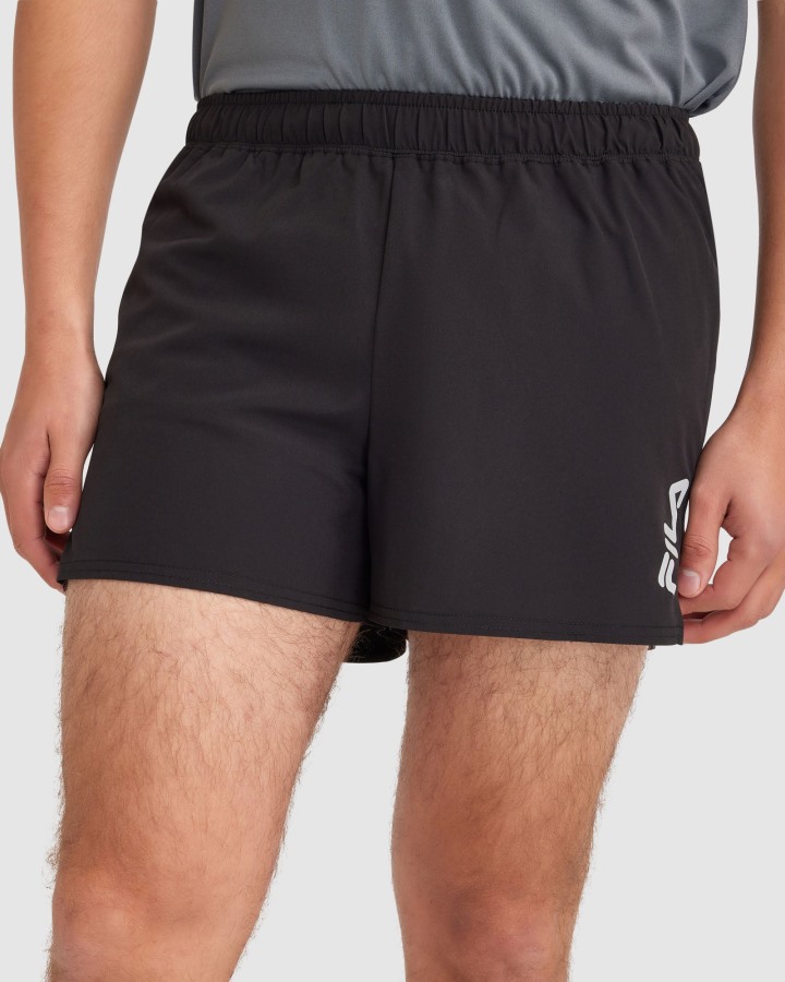 Men's Caleb Run Short Fila Outlets Black