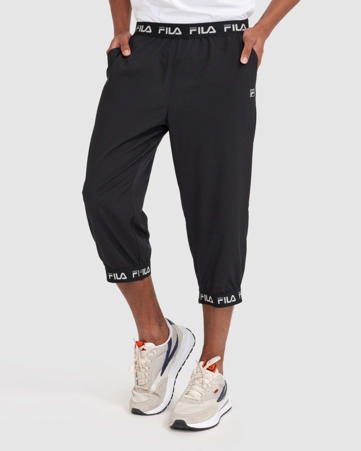 Men's Wade 3/4 Pant Black Fila Outlets