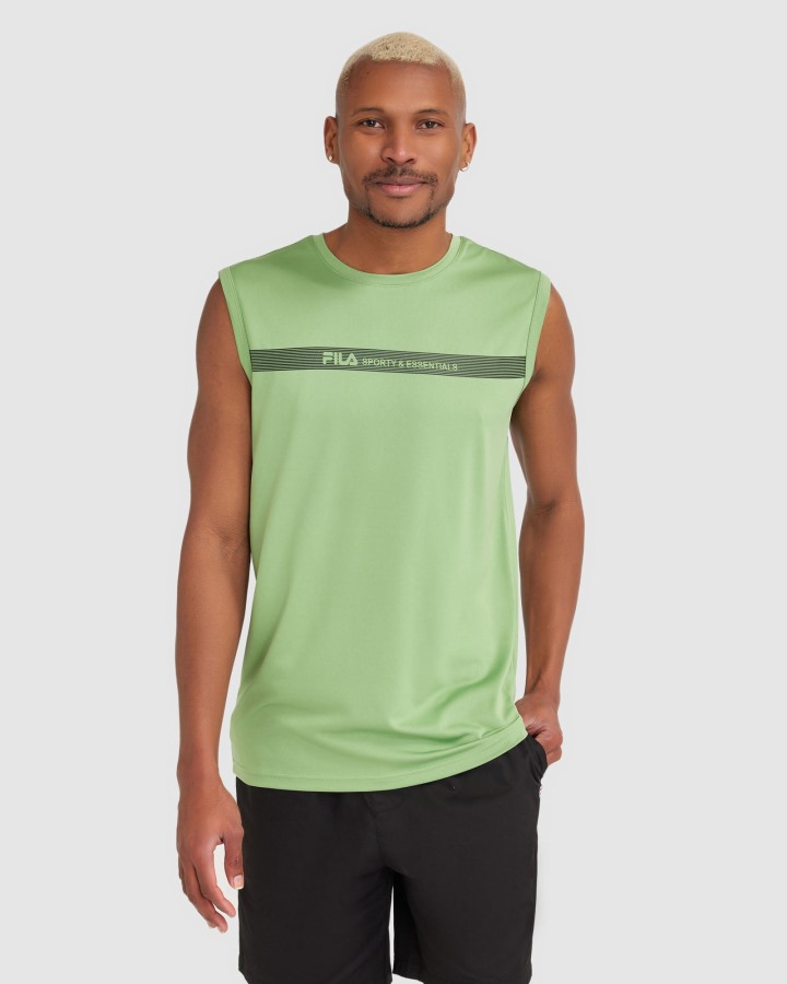 Fila Outlets Basil Men's Caleb QDry Tank