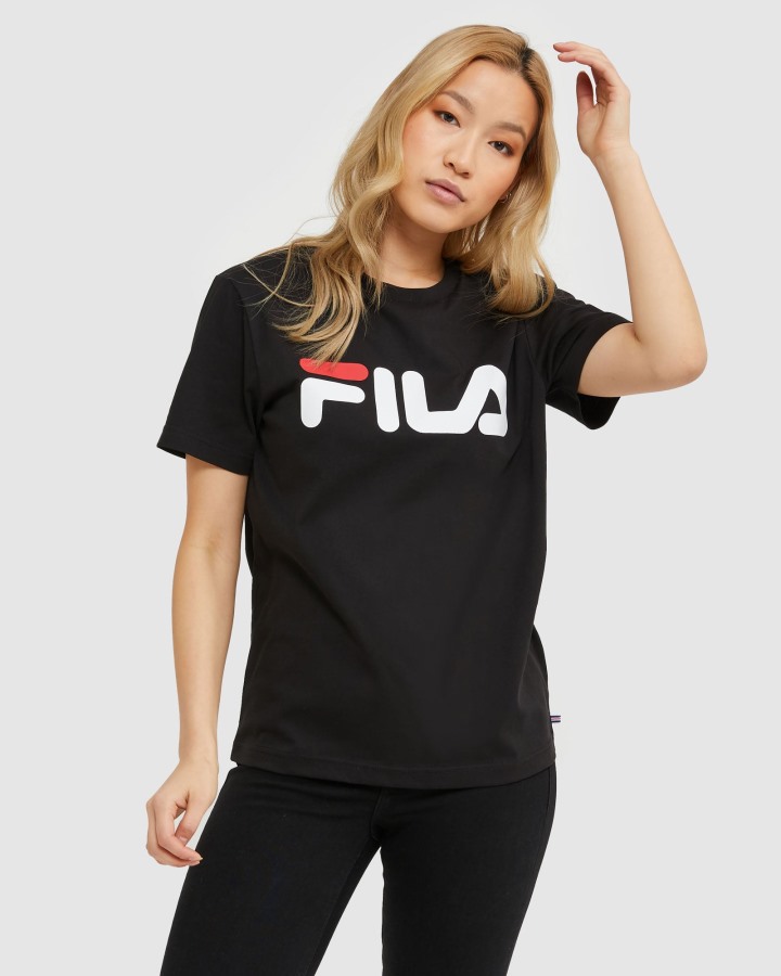 Fila Outlets Black Classic Unisex Tee