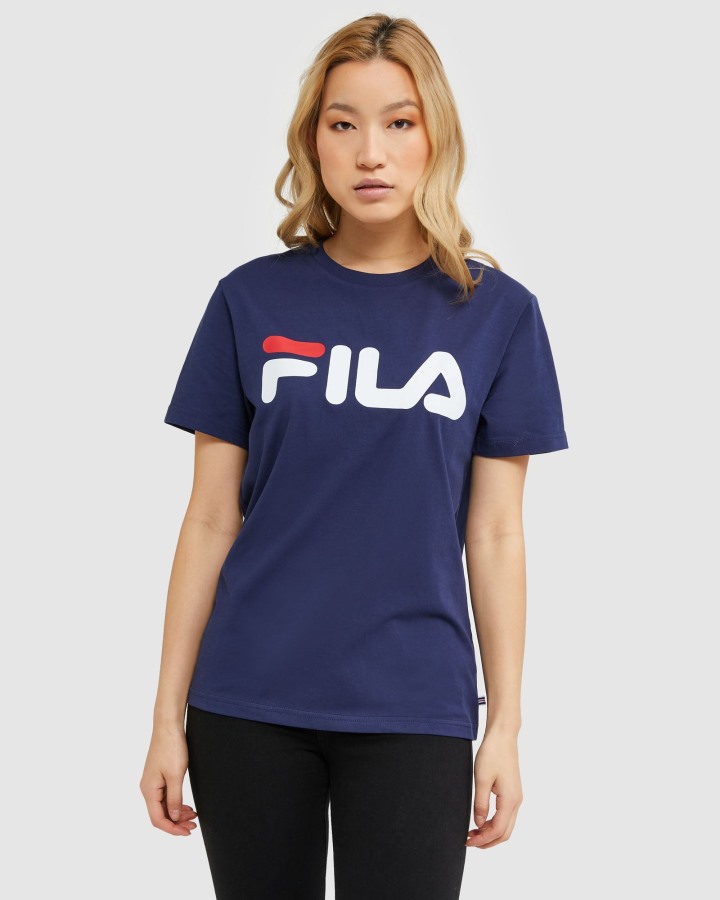 Fila Outlets Classic Unisex Tee New Navy