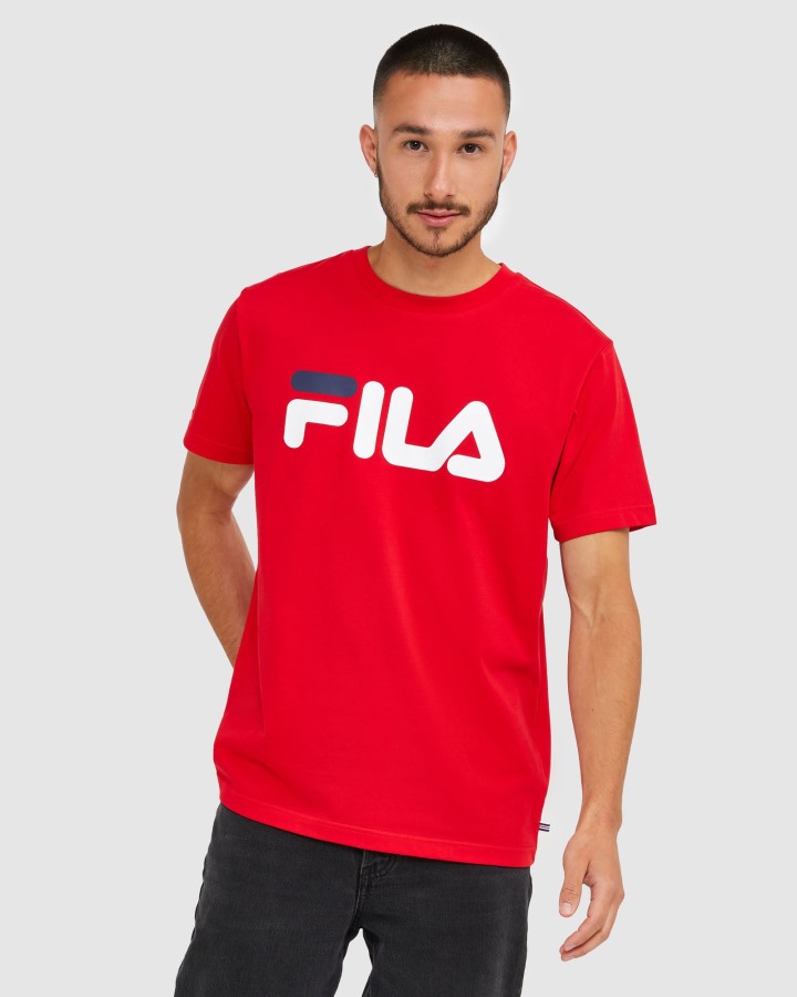 Fila Outlets Red Classic Unisex Tee