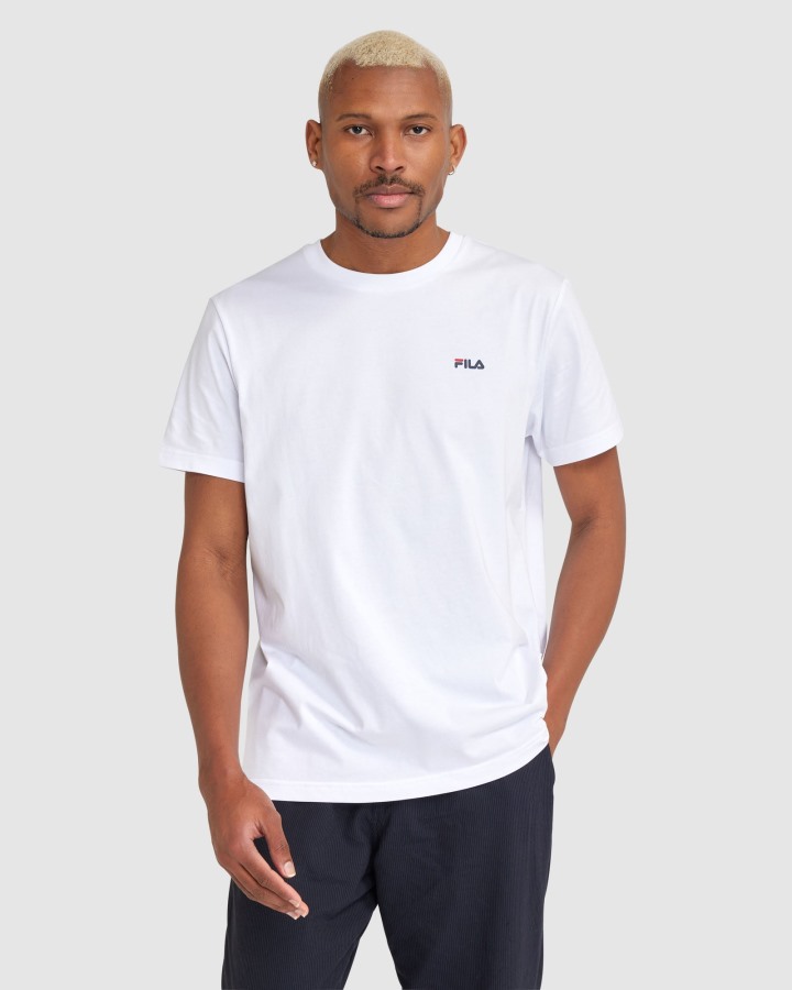 Unisex Classic Tee 2 White Fila Outlets
