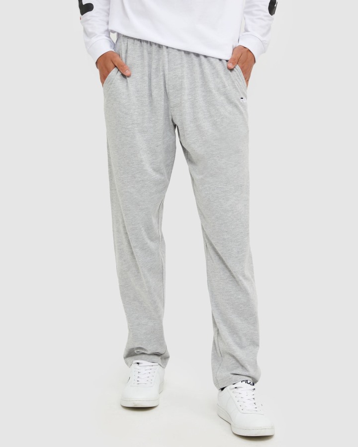 Classic Unisex Jersey Pant Fila Outlets Silver Marle