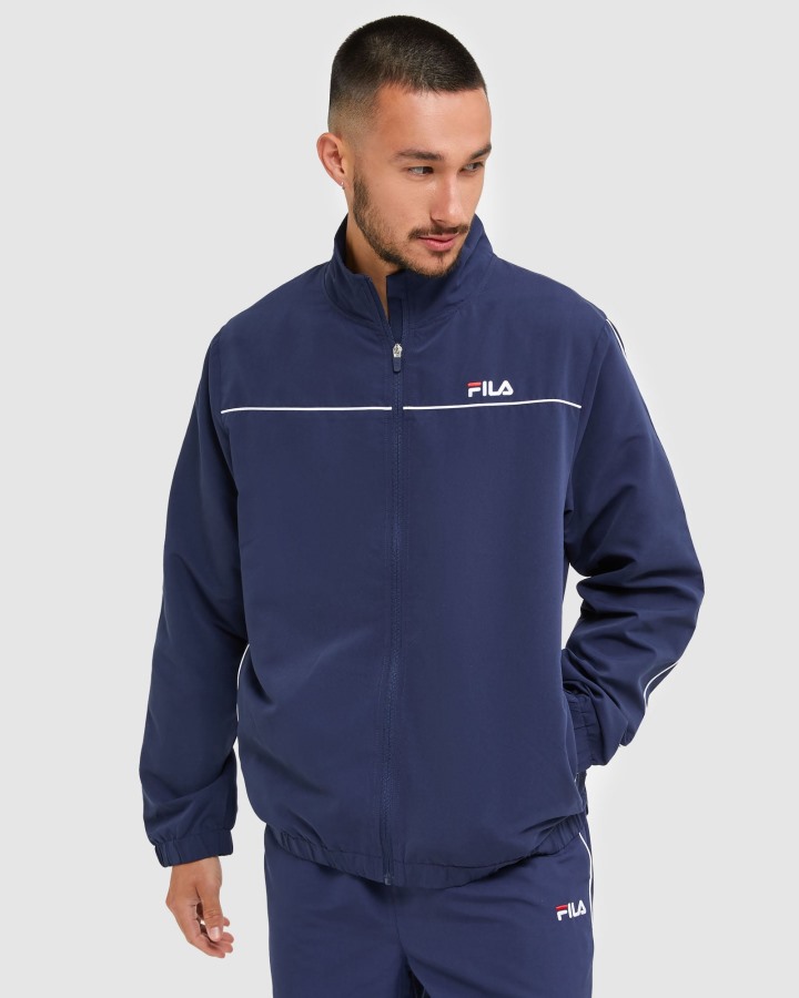 Fila Outlets Classic Men's Microfibre Jacket New Navy