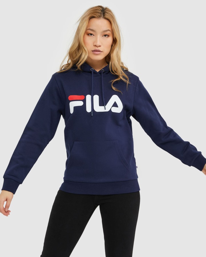 Classic Unisex Hood Fila Outlets New Navy