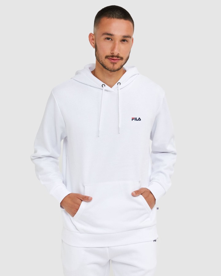 White Fila Outlets Classic Unisex Hood 2