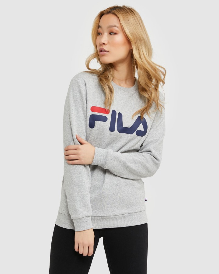 Classic Unisex Crew Silver Marle Fila Outlets