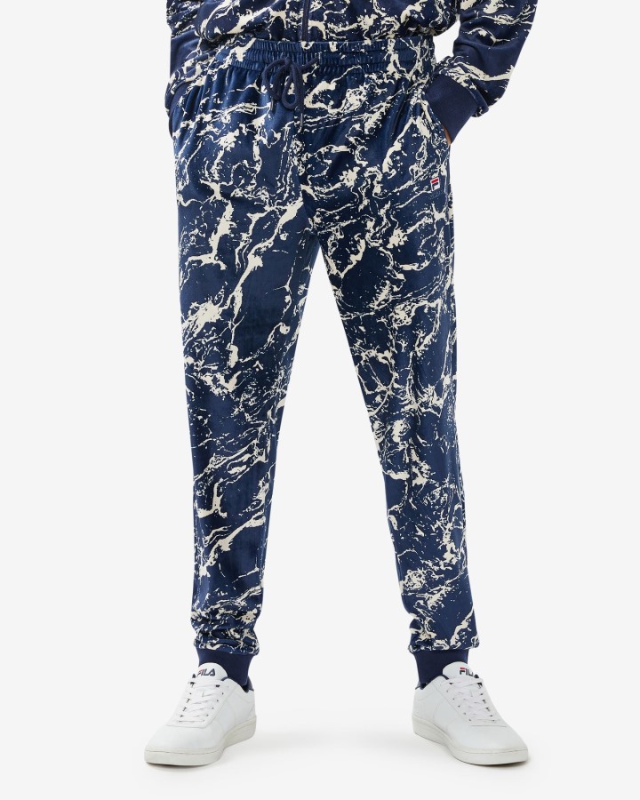 Unisex Aspen Pants Fila Outlets Navy Marble