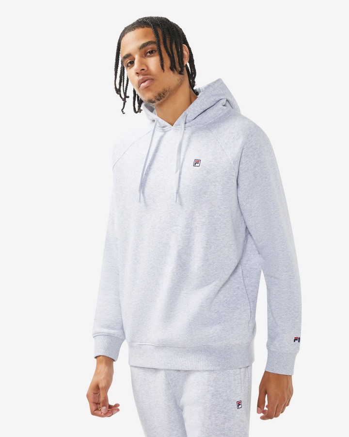 Unisex Badge 3.0 Hood Fila Outlets Light Grey Marle