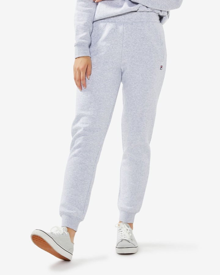 Fila Outlets Light Grey Marle Unisex Badge 3.0 Pants