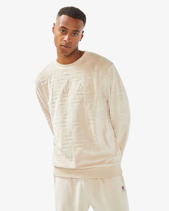 Fila Outlets Unisex Aspen Crew Cosmic Almond