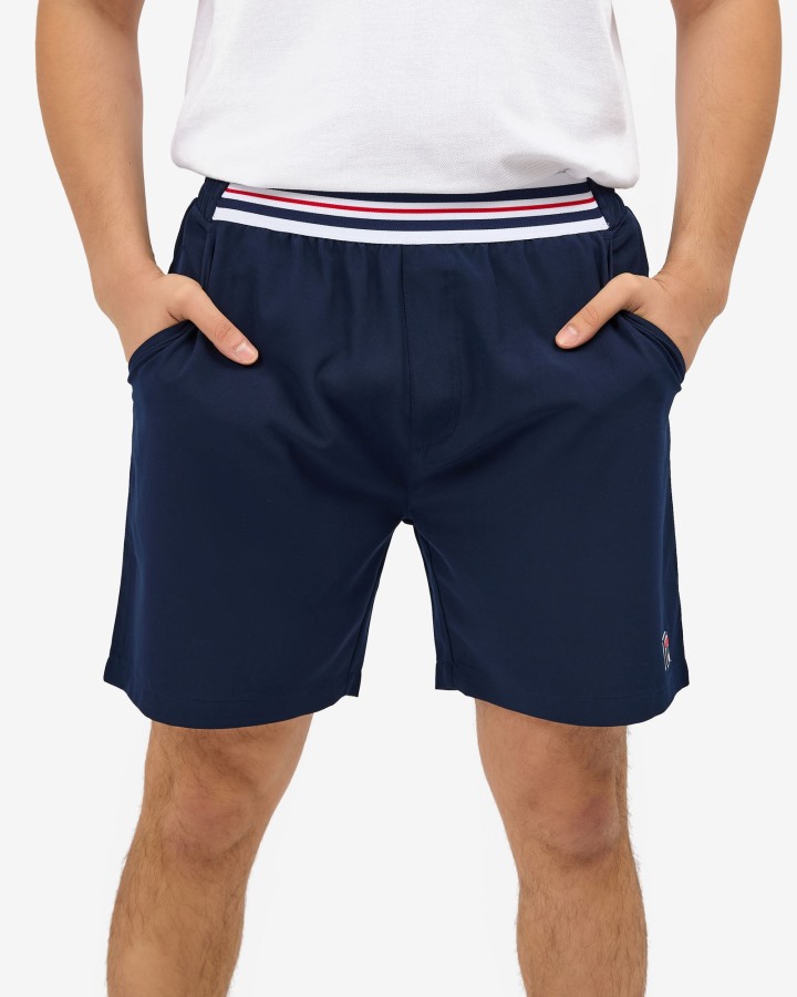Roger Short New Navy Fila Outlets