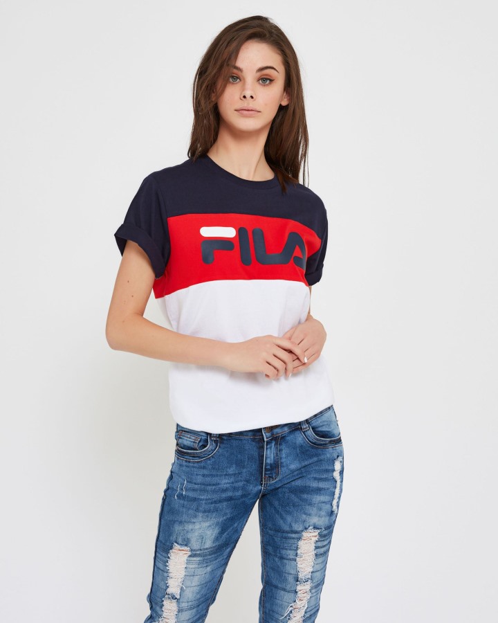 Fila Outlets Unisex Genoa Tee White