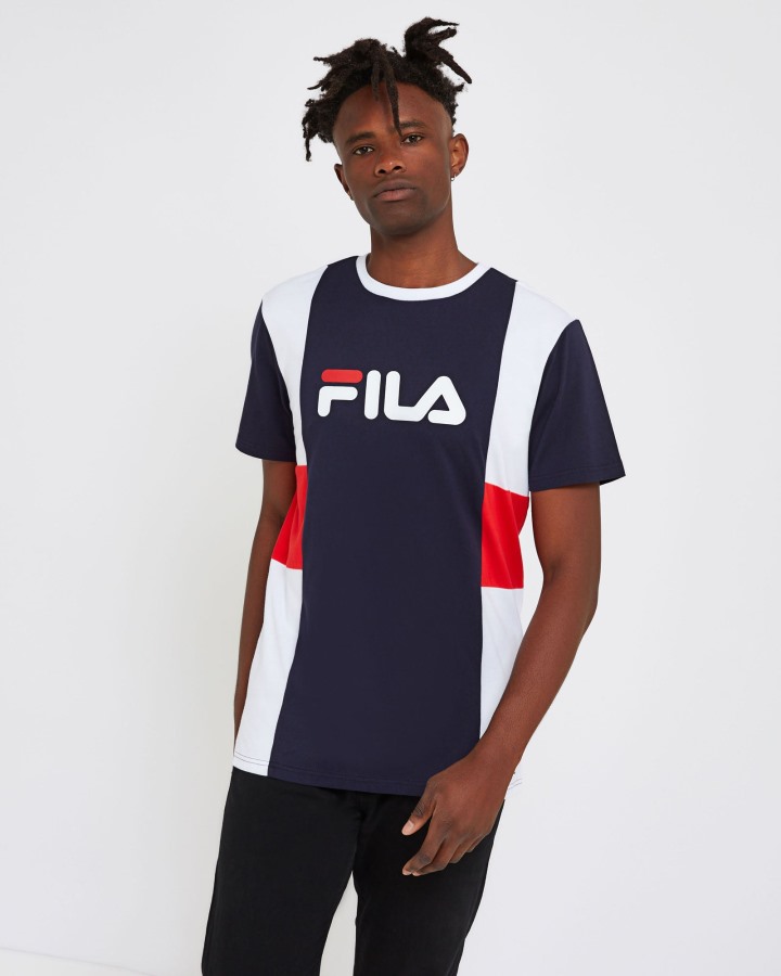 Unisex Trieste Tee Fila Outlets New Navy