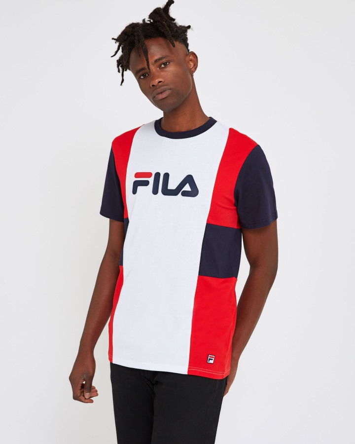 Fila Outlets Unisex Trieste Tee White