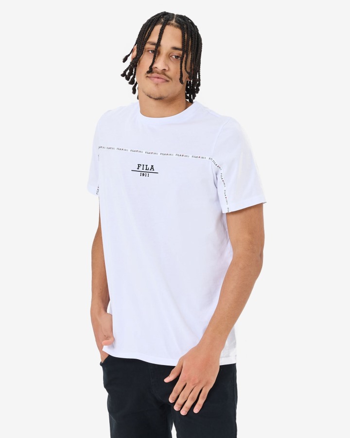 Fila Outlets White Unisex Urban Tee