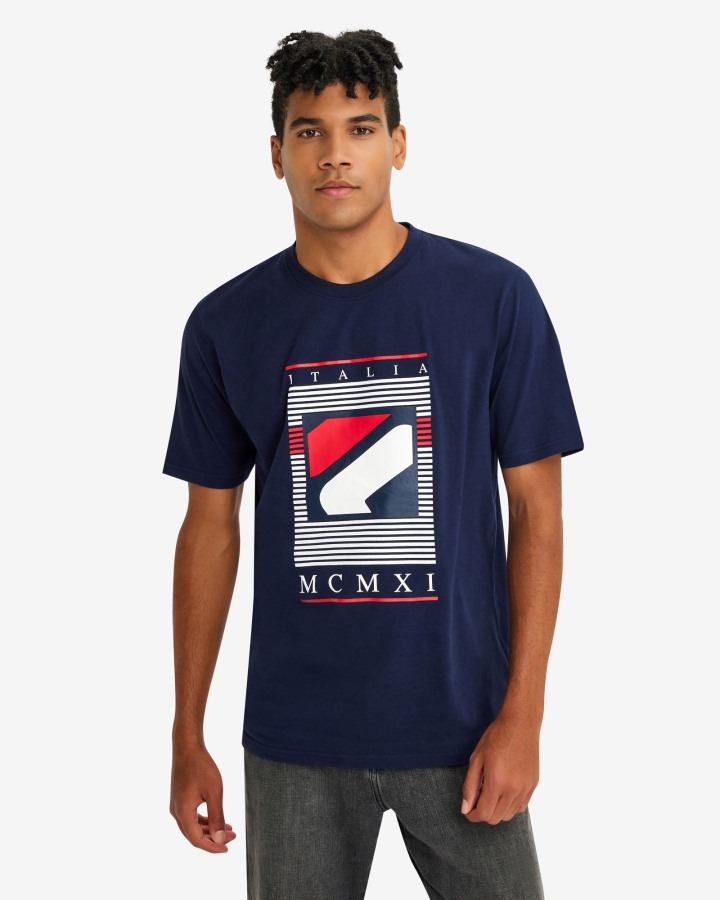 Fila Outlets Men's Carlos Tee Peacoat