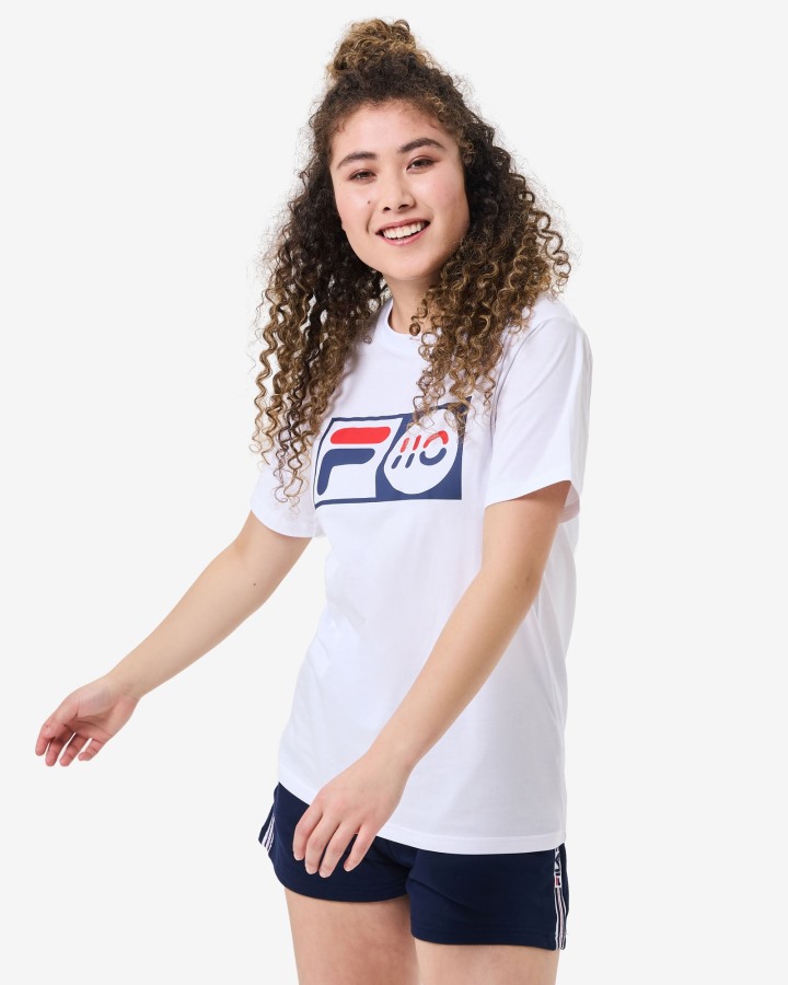 Unisex Anniversary Tee Fila Outlets White