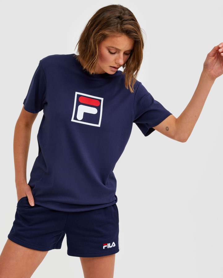 New Navy Unisex Alto Tee Fila Outlets