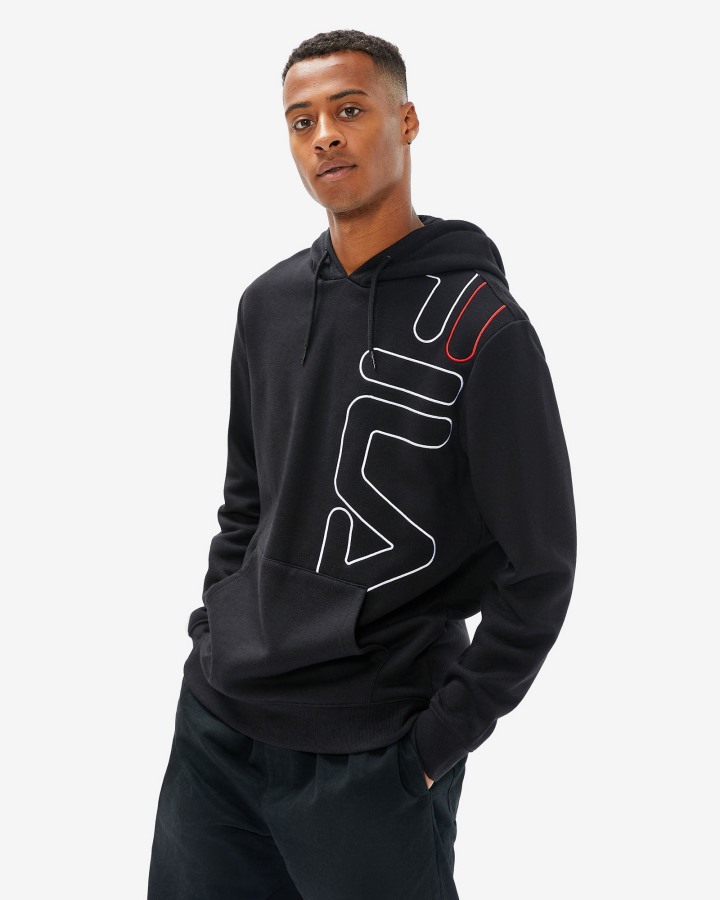 Fila Outlets Black Men's Brando Hoody