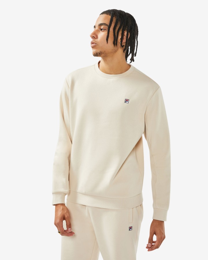 Cosmic Almond Fila Outlets Unisex Badge 2.0 Crew