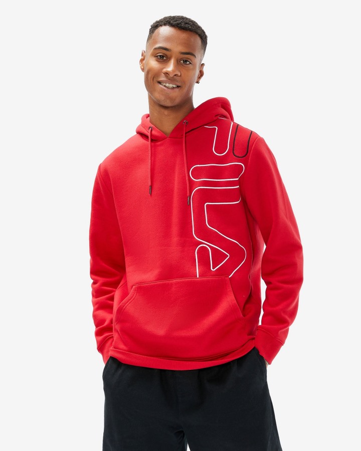 Fila Outlets Red Men's Brando Hoody