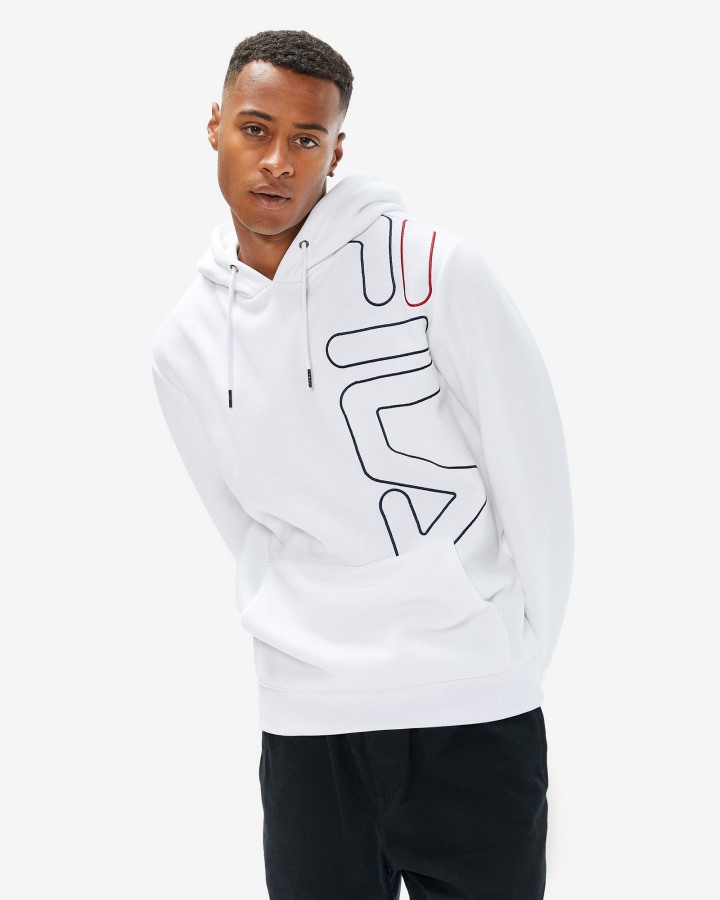 Fila Outlets Men's Brando Hoody White