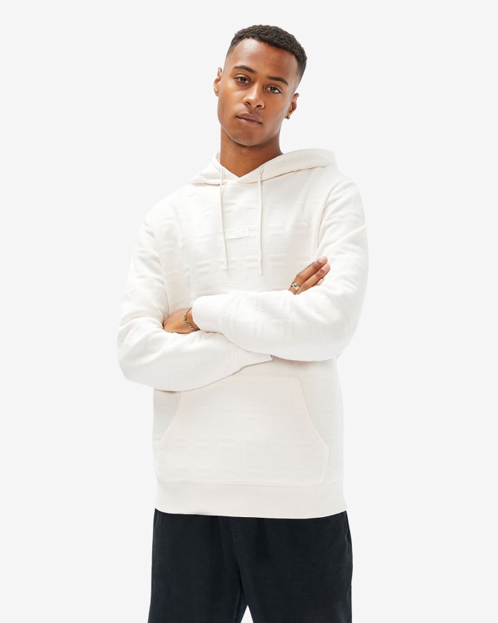Unisex Echo Hood Coconut Cream Fila Outlets