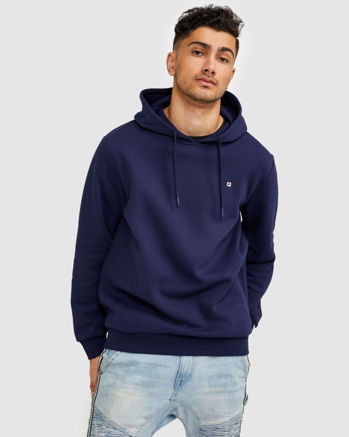 Unisex Badge 2.0 Hood Fila Outlets New Navy