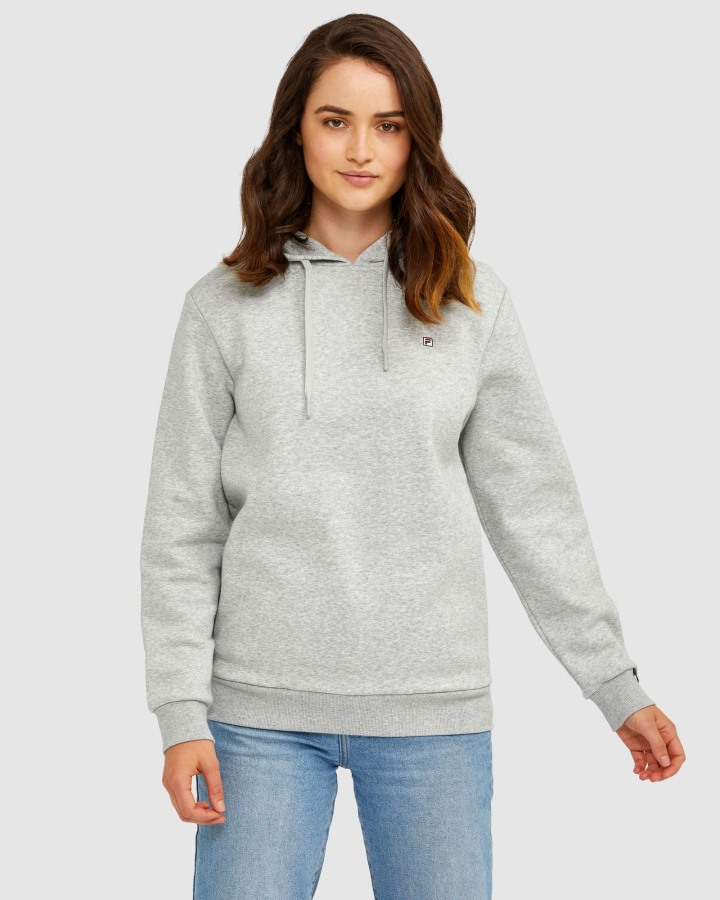 Fila Outlets Silver Marle Unisex Badge 2.0 Hood
