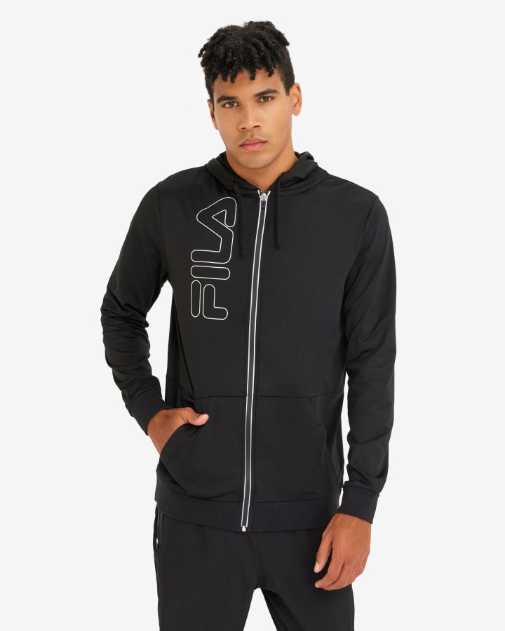 Black Men's Luca Jacket Fila Outlets