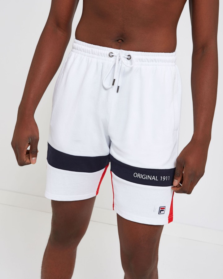 Fila Outlets White Unisex Verona Short