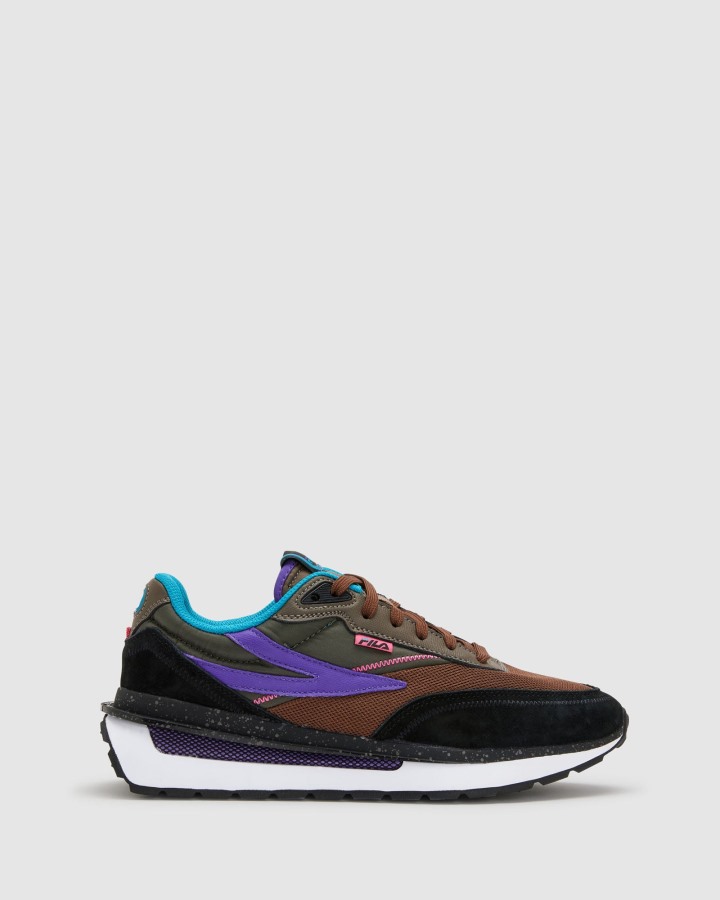 Fila Outlets Men's Fila Outlets Renno Black/Pcone/Elpurp