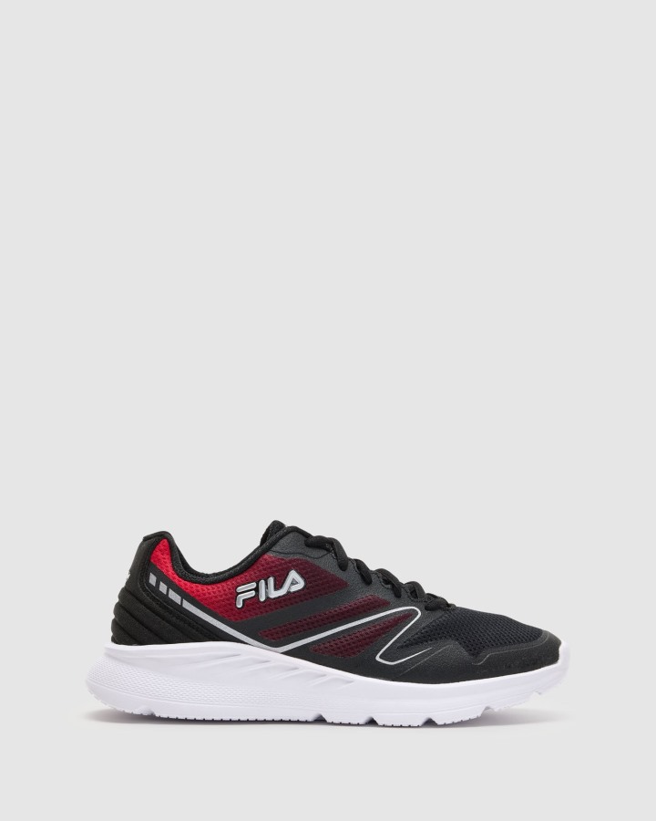 Black/Red/White Men's Memory Panorama 8 Fila Outlets