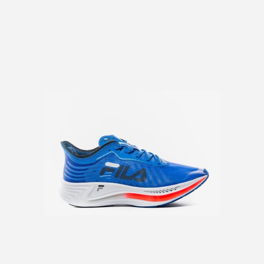 Fila Outlets Royal/Navy/Fiery Coral Men's Fila Outlets Racer Carbon