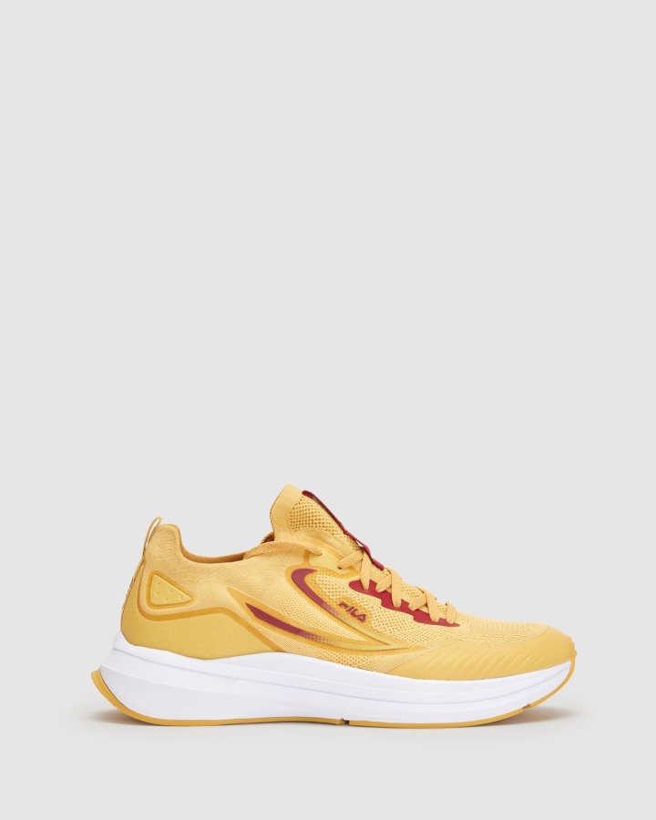 Fila Outlets Men's Kinetic Training Rattan/Garnet/White