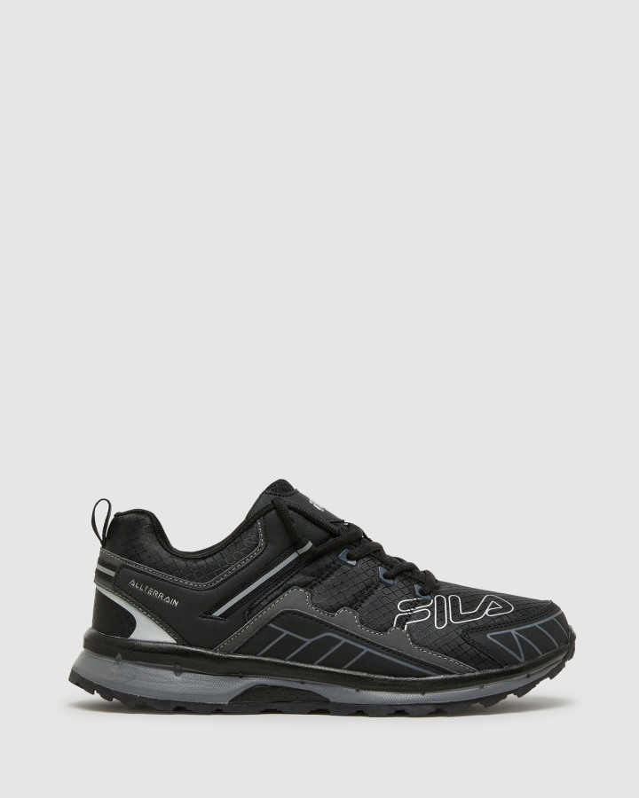 Fila Outlets Men's Fila Outlets Cagliari Black/Grey/Silver