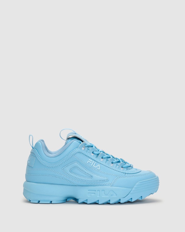 Fila Outlets Skyblue/Skyblue Women's Disruptor II Prem