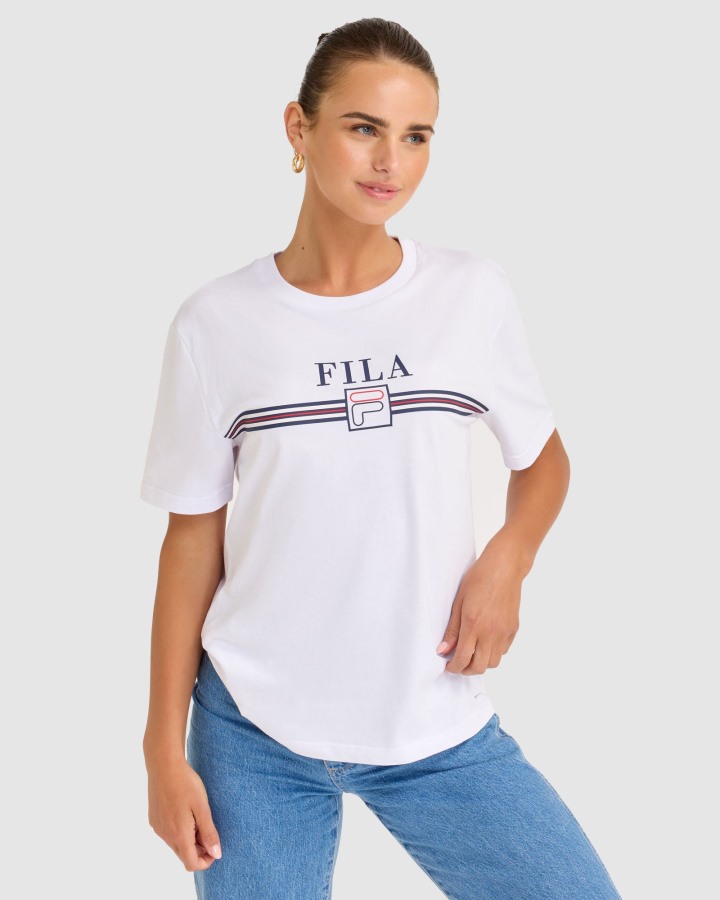 Cathy Tee Fila Outlets White