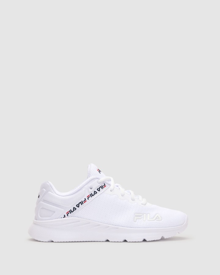 Fila Outlets White/Navy/Red Women's Lightspin