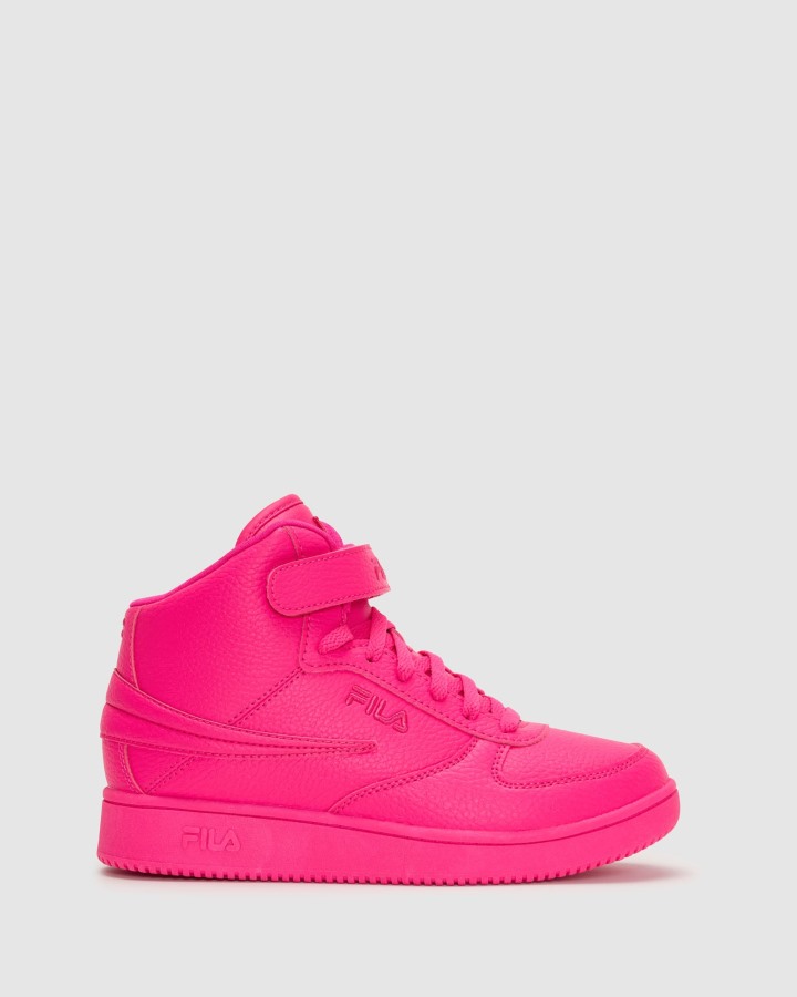 Women's A-High Pinkglo/Pinkglo Fila Outlets