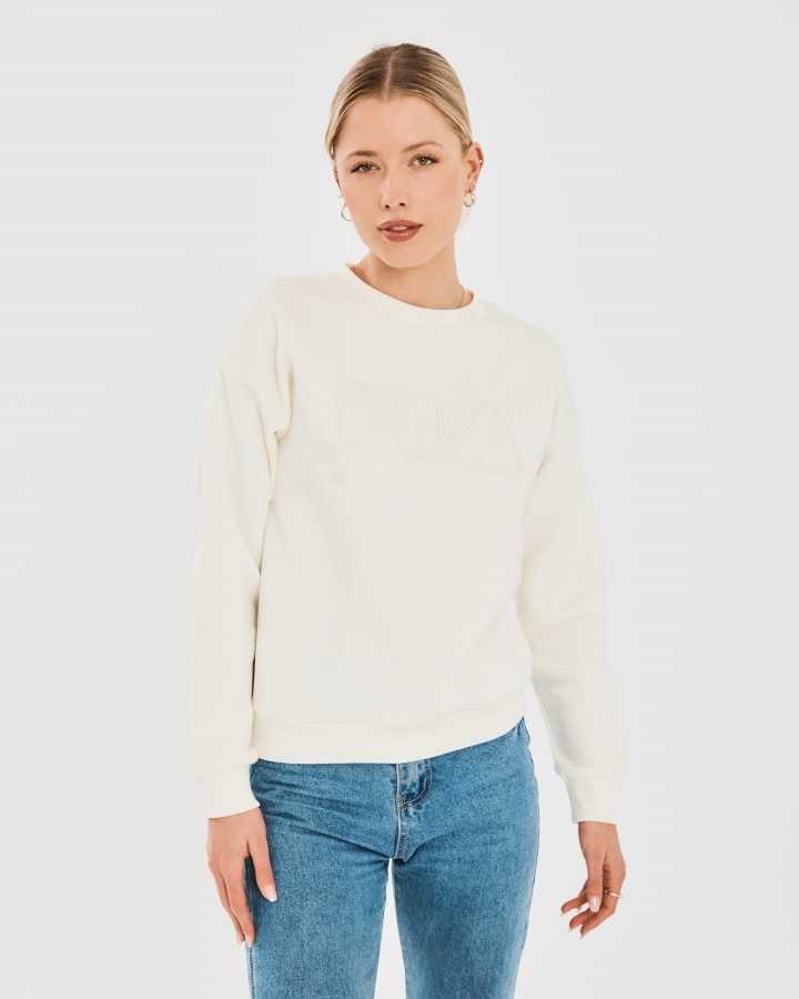 Fila Outlets Women's Faye Crew Egret