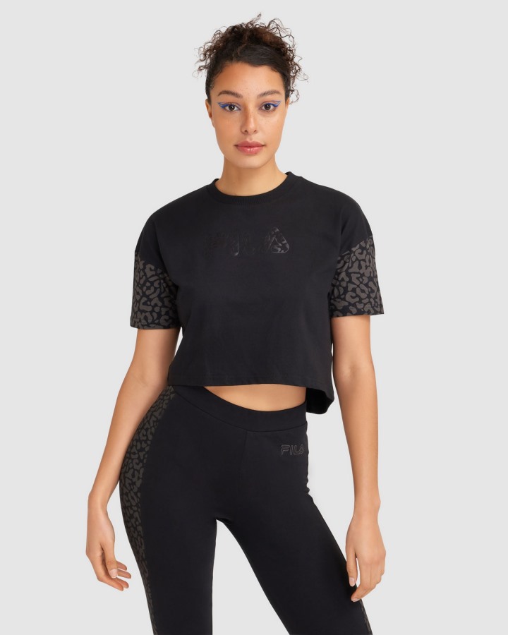 Black Fila Outlets Women's Tano Tee