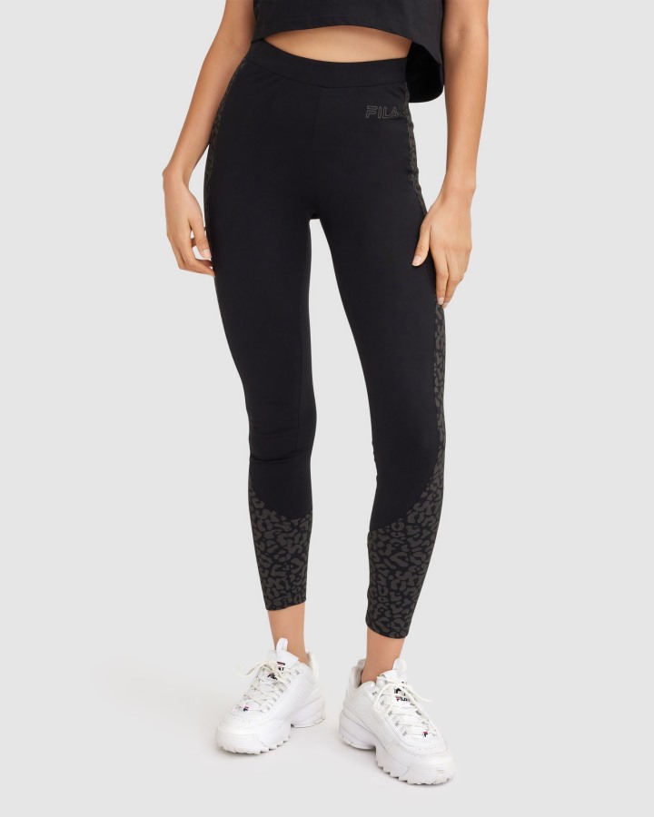 Women's Cavalla Legging Black Fila Outlets