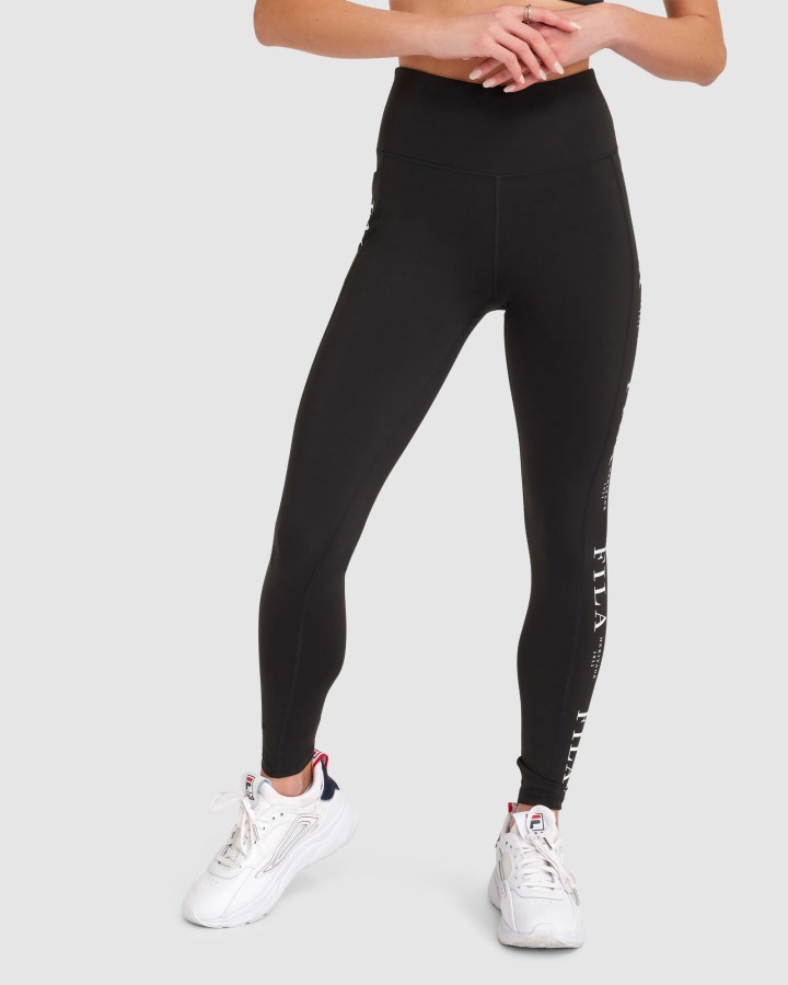 Black Fila Outlets Women's Elektra Tight