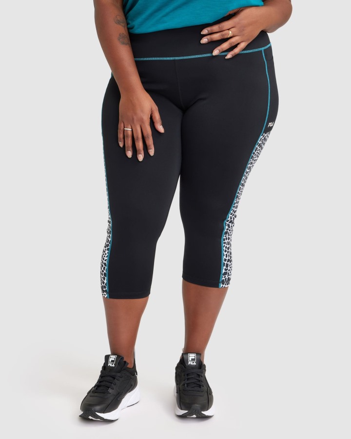 Women's Rebecca 3/4 Tight Black Fila Outlets