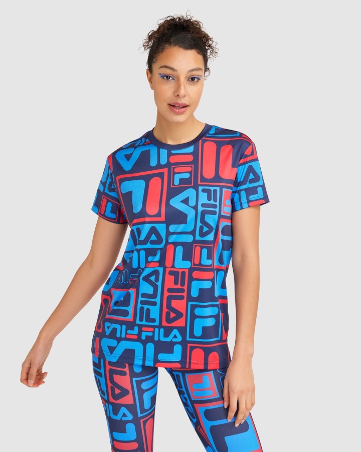 Fila Outlets New Navy Women's Anja Tee