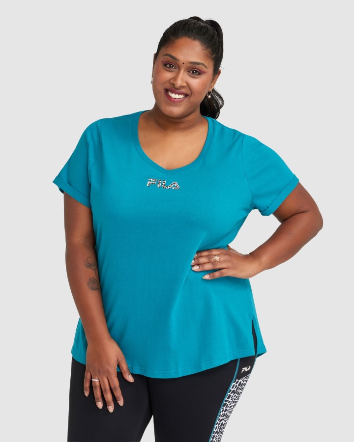 Fila Outlets Women's Rebecca Tee Harbour